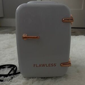 Flawless Mini Fridge with Rose Gold Accents